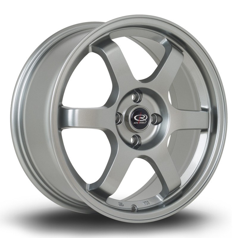 Rota Grid2 17x7.5" 4x108 ET25, Steel Grey