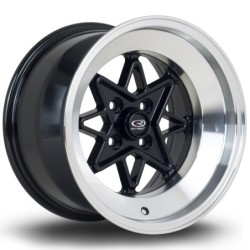 Rota Hachi 15x9" 4x100 ET0, Flat Black
