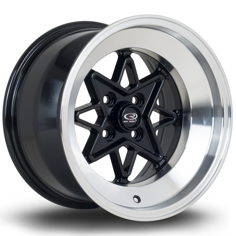 Rota Hachi 15x9" 4x100 ET0, Flat Black