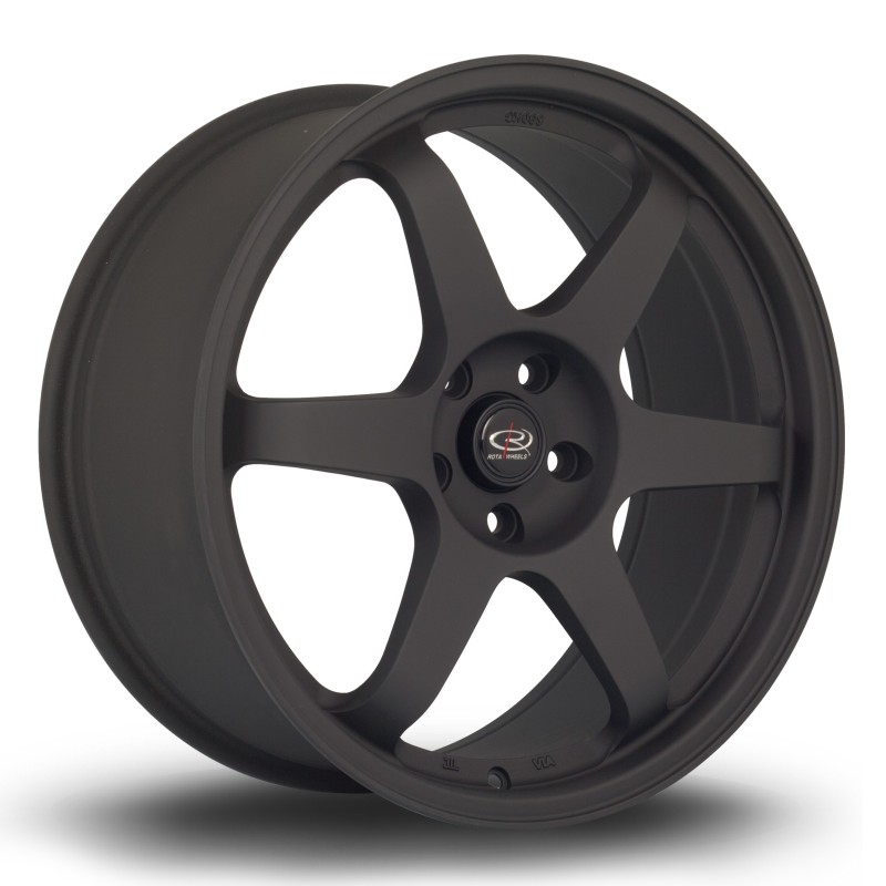 Rota Grid 19x8.5" 5x114.3 ET45, Flat Black