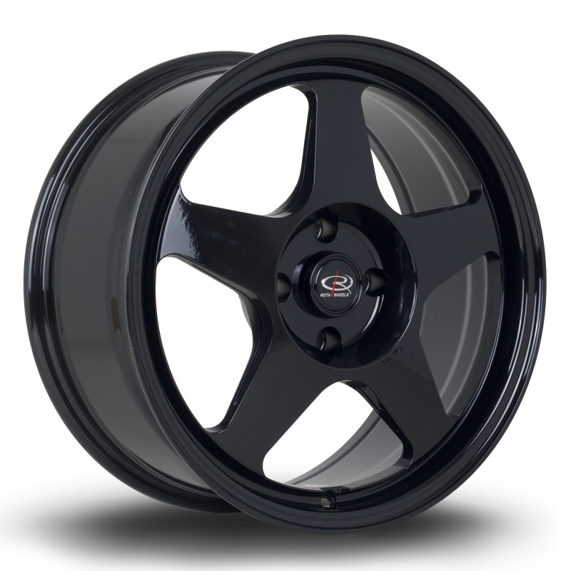 Rota Slipstream 17x7.5" 4x108 ET25, Gloss Black