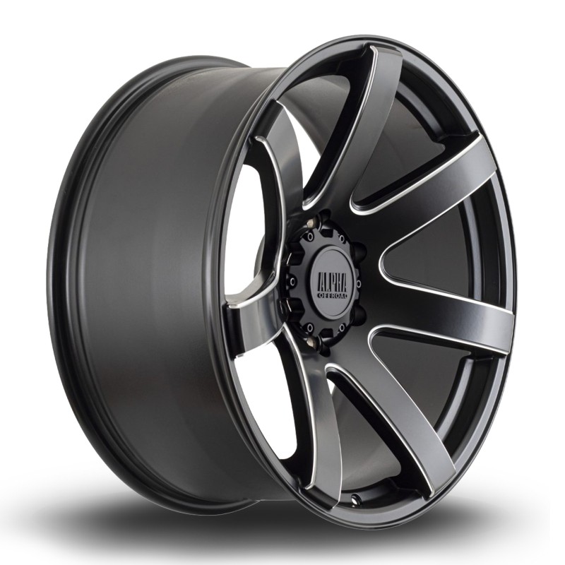Rota Gauntlet 20x9" 6x114.3 ET10, Satin Black, Machined Spokes