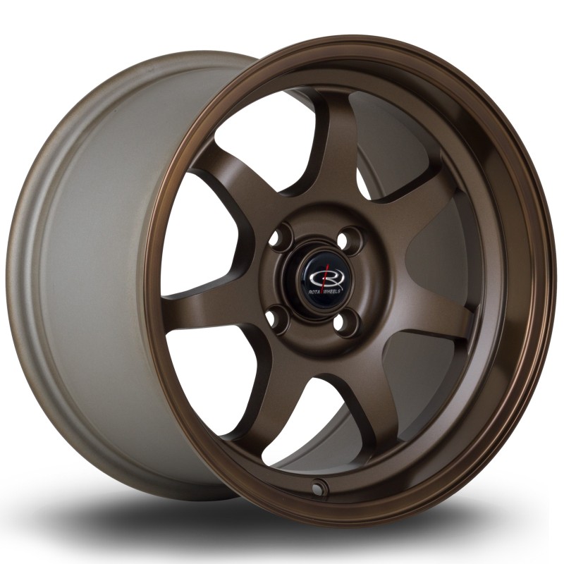 Rota K7 15x9" 4x100 ET36, Bronze