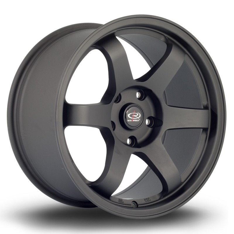 Rota Grid 17x9" 4x100 ET25, Flat Black
