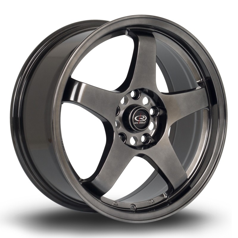 Rota GTR 17x7.5" 4x108 ET45, Hyper Black
