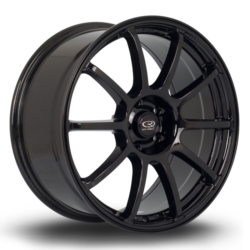 Rota Force 18x8.5" 5x108 ET42, Gloss Black