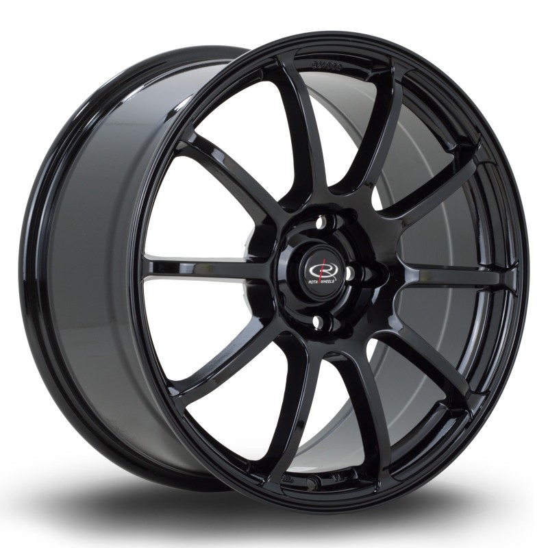 Rota Force2 18x8.5" 5x120 ET45, Gloss Black