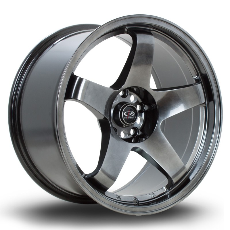 Rota GTR 18x9.5" 5x114.3 ET12, Hyper Black