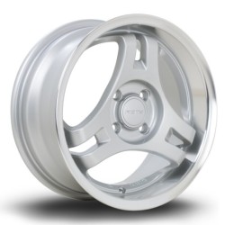 Rota HM3 15x7" 4x100 ET40, Silver / Polished