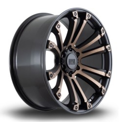 Rota Maverick 20x9" 6x139.7 ET40, Satin Black, Bronze Spokes
