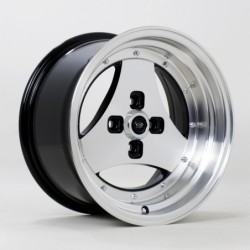 Rota Triad 15x8" 4x114.3 ET0, Silver & Black