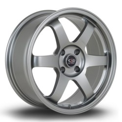 Rota Grid 17x8" 4x100 ET35, Steel Grey