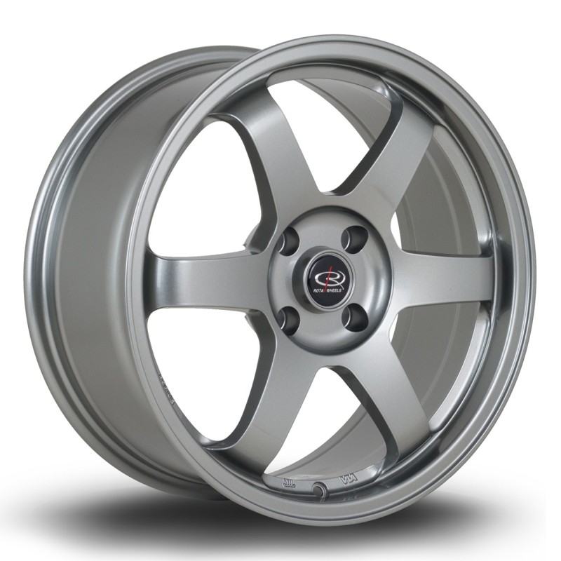 Rota Grid 17x8" 4x100 ET35, Steel Grey