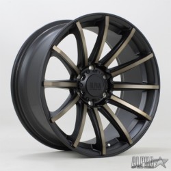 Rota Machete 20x9" 6x139.7 ET30, Flat Black, Bronze Spokes