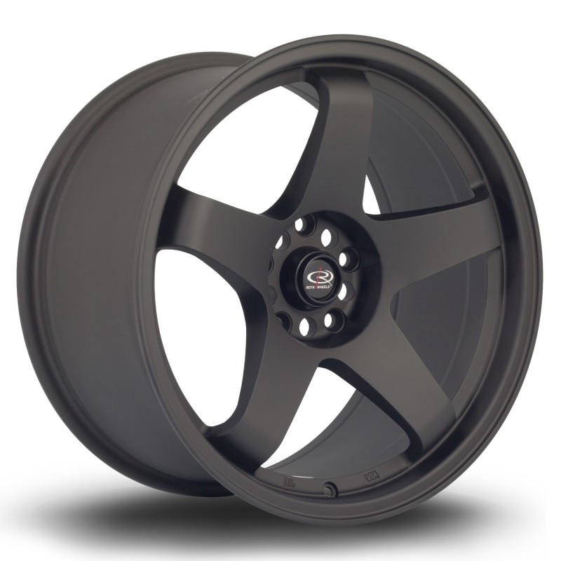 Rota GTR 18x9.5" 5x114.3 ET30, Flat Black
