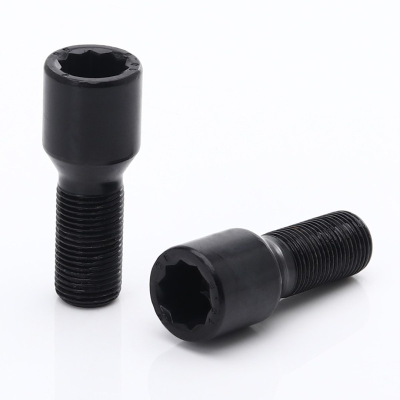 Black Internal Drive Wheel Bolts M14x1.25 (Pack of 20)