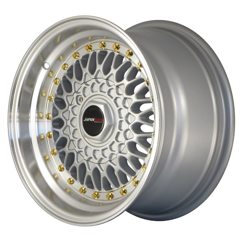 Japan Racing JR-9 15x8" 4x100/114.3 ET15, Silver