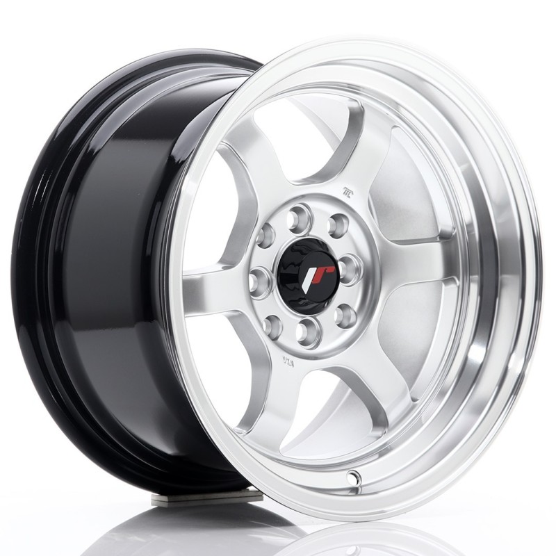 Japan Racing JR-12 15x8.5" 4x100/114.3 ET13, Silver