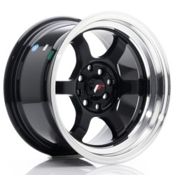Japan Racing JR-12 15x8.5" 4x100/114.3 ET13, Gloss Black