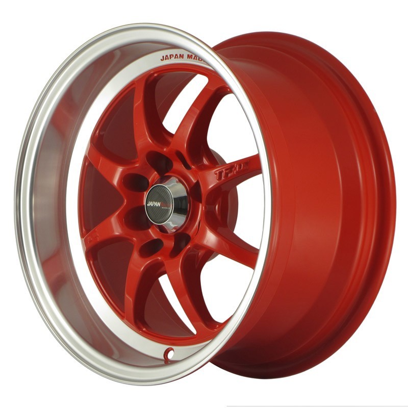 Japan Racing TF-2 15x7.5" 4x100/114.3 ET30, Red