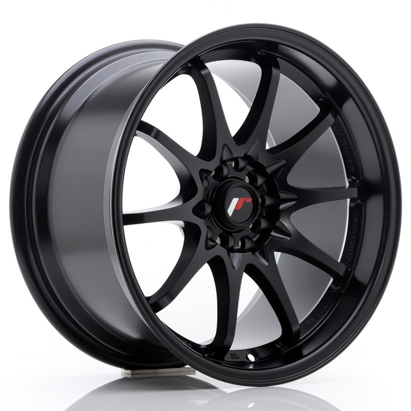 Japan Racing JR-5 17x9.5" 5x100/114.3 ET25, Flat Black