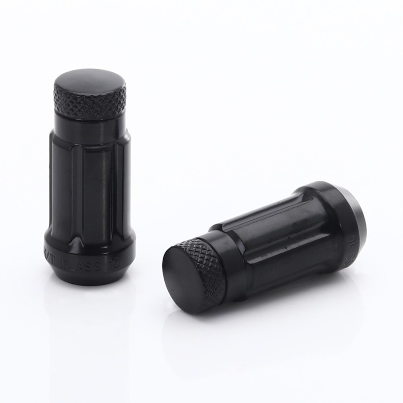 JN3 Black Steel Wheel Nuts  M12x1.5 (Pack of 20)