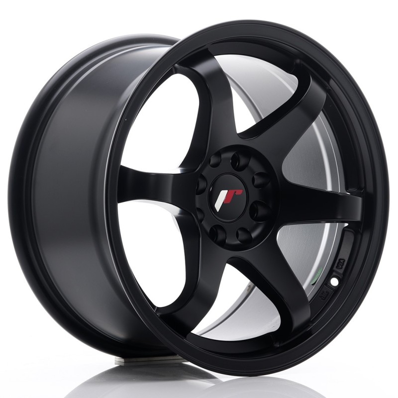 Japan Racing JR-3 17x9" 4x108/114.3 ET25, Flat Black