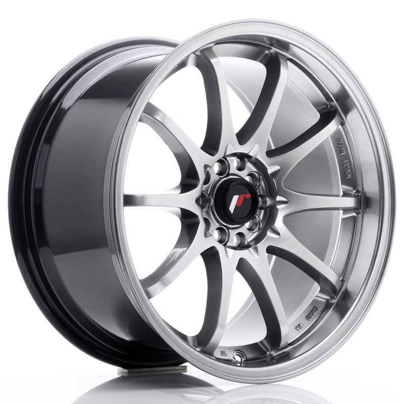 Japan Racing JR-5 18x9.5" 5x100/114.3 ET38, Hyper Black