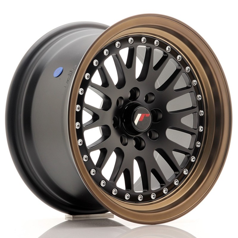 Japan Racing JR-10 15x8" 4x100/108 ET20, Flat Black