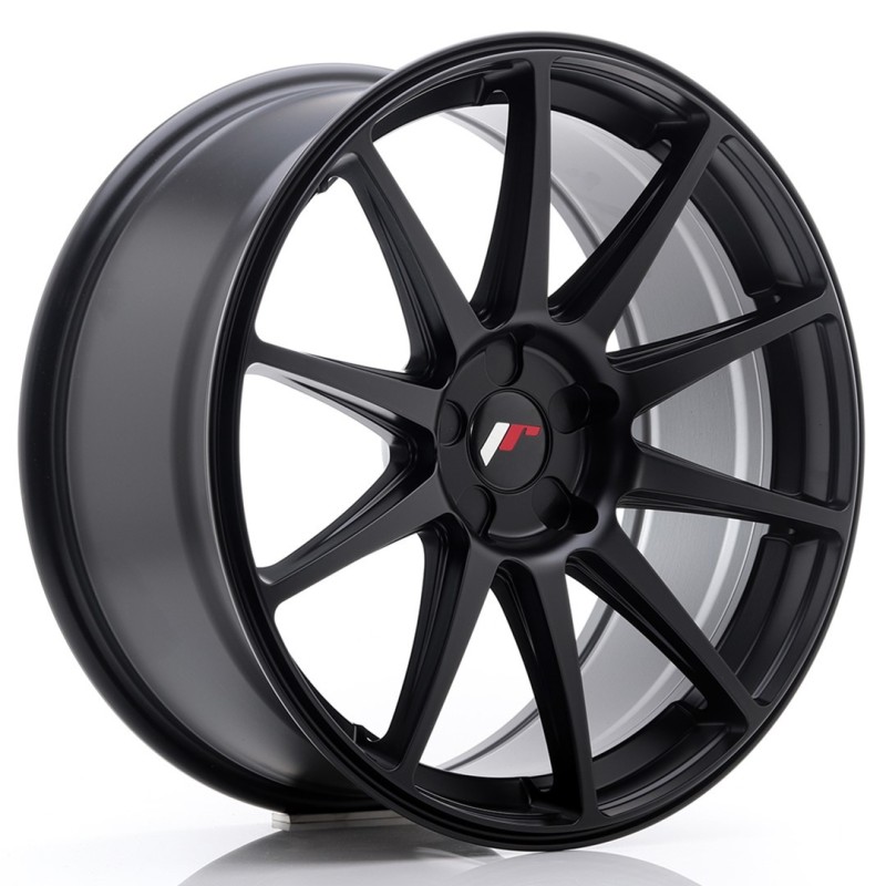 Japan Racing JR-11 19x8.5" (5 hole custom PCD) ET35-40, Flat Black