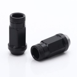 JN1 Black Steel Wheel Nuts M12x1,25 (Pack of 20)