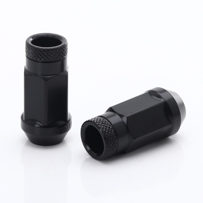 JN1 Black Steel Wheel Nuts M12x1,25 (Pack of 20)