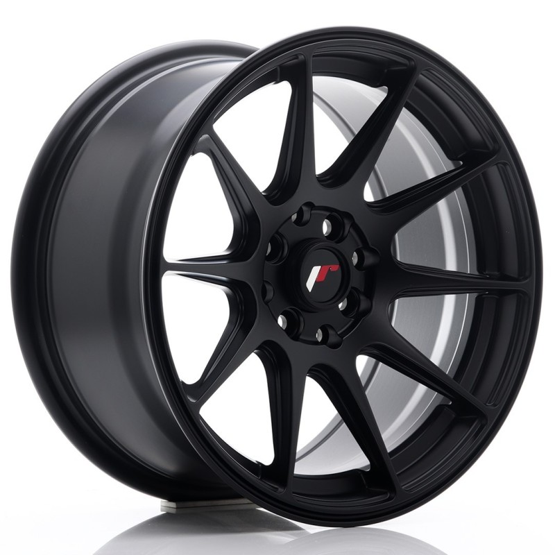 Japan Racing JR-11 16x8" 4x100/114.3 ET25, Flat Black