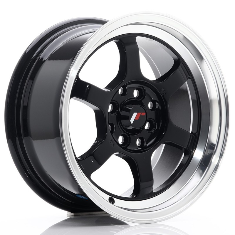 Japan Racing JR-12 15x7.5" 4x100/108 ET26, Gloss Black