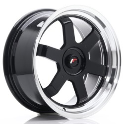 Japan Racing JR-12 17x8" (4 & 5 hole custom PCD) ET35, Gloss Black