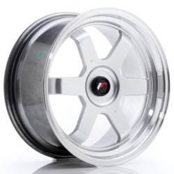 Japan Racing JR-12 17x8" (4 & 5 hole custom PCD) ET35, Silver