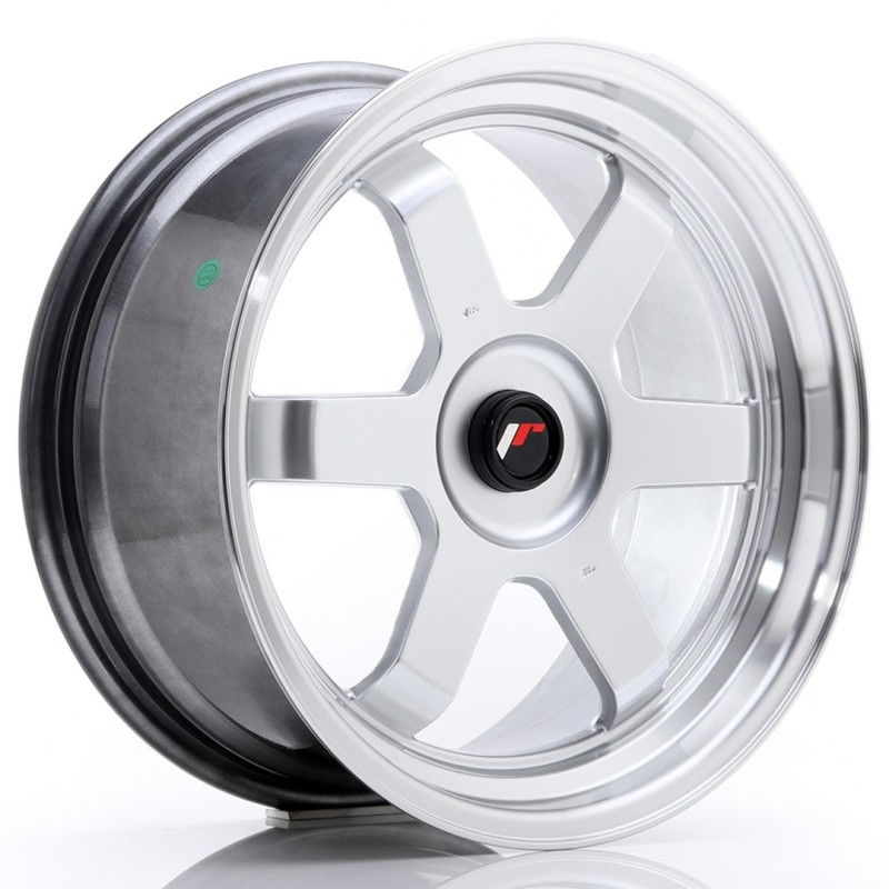Japan Racing JR-12 17x8" (4 & 5 hole custom PCD) ET35, Silver