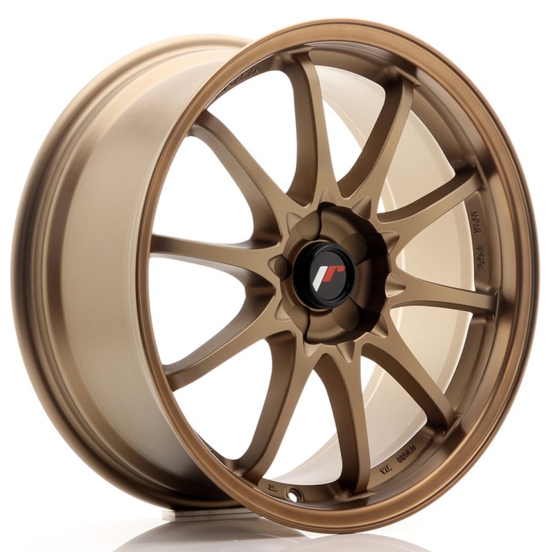 Japan Racing JR-5 18x8" (5 hole custom PCD) ET35, Dark Anodized Bronze