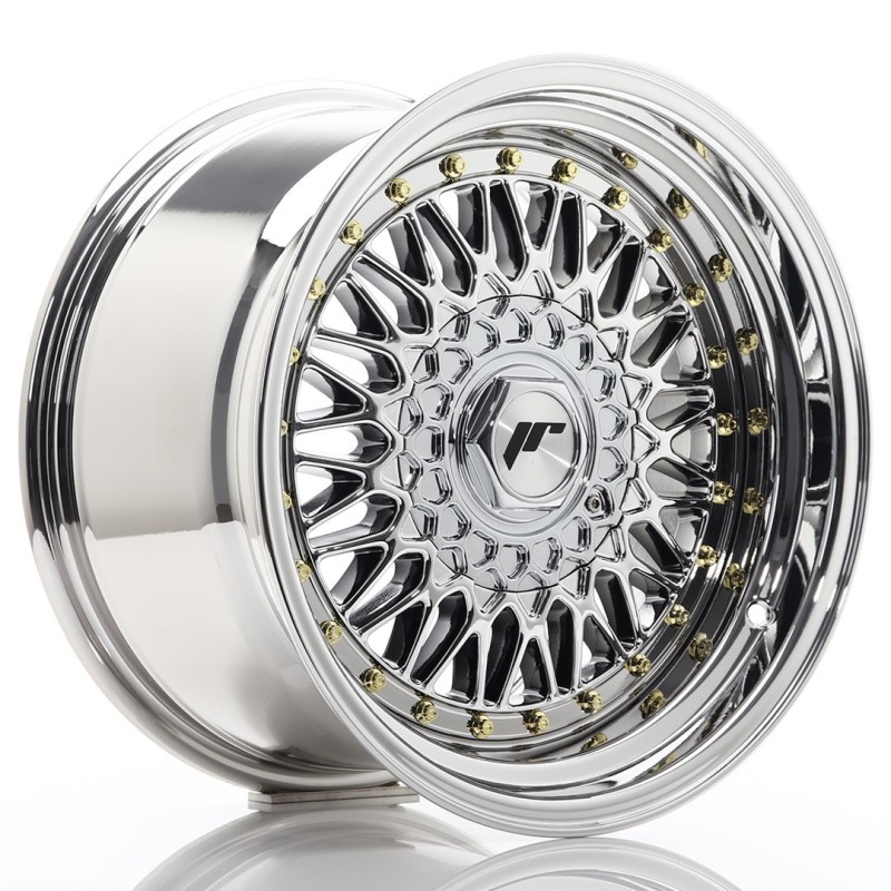 Japan Racing JR-9 16x9" 4x100/108 ET20, Chrome / Titanium