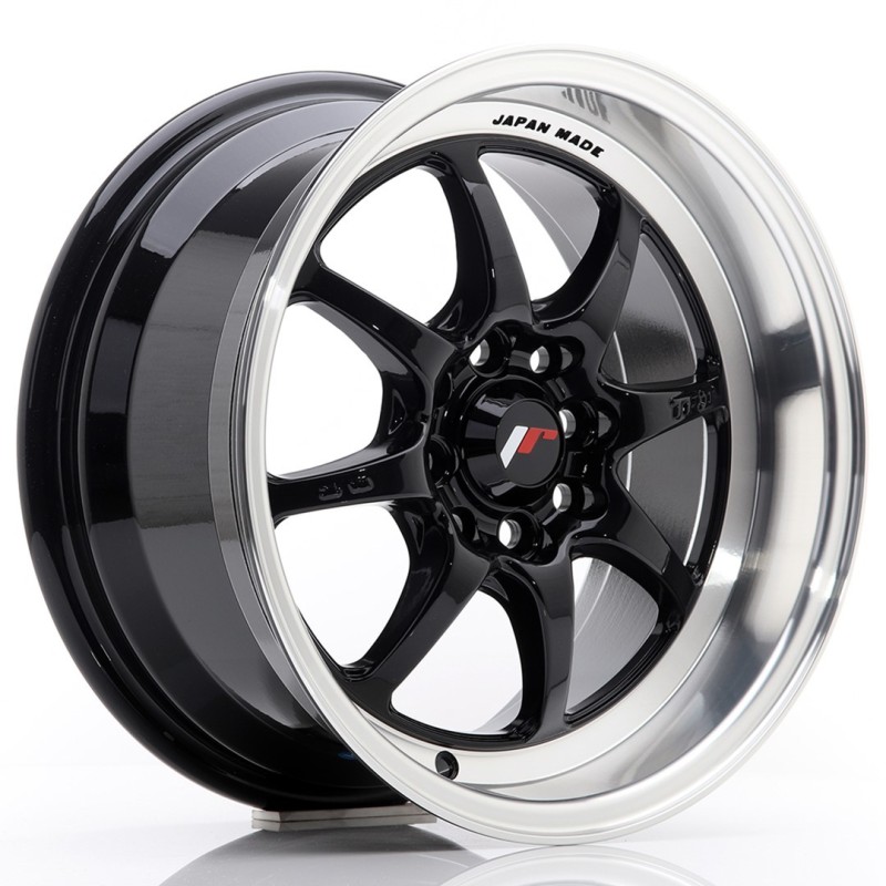 Japan Racing TF-2 15x7.5" 4x100/108 ET30, Gloss Black