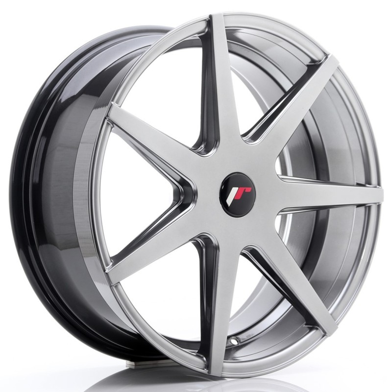 Japan Racing JR-20 20x8.5" (5 hole custom PCD) ET20-40, Hyper Black