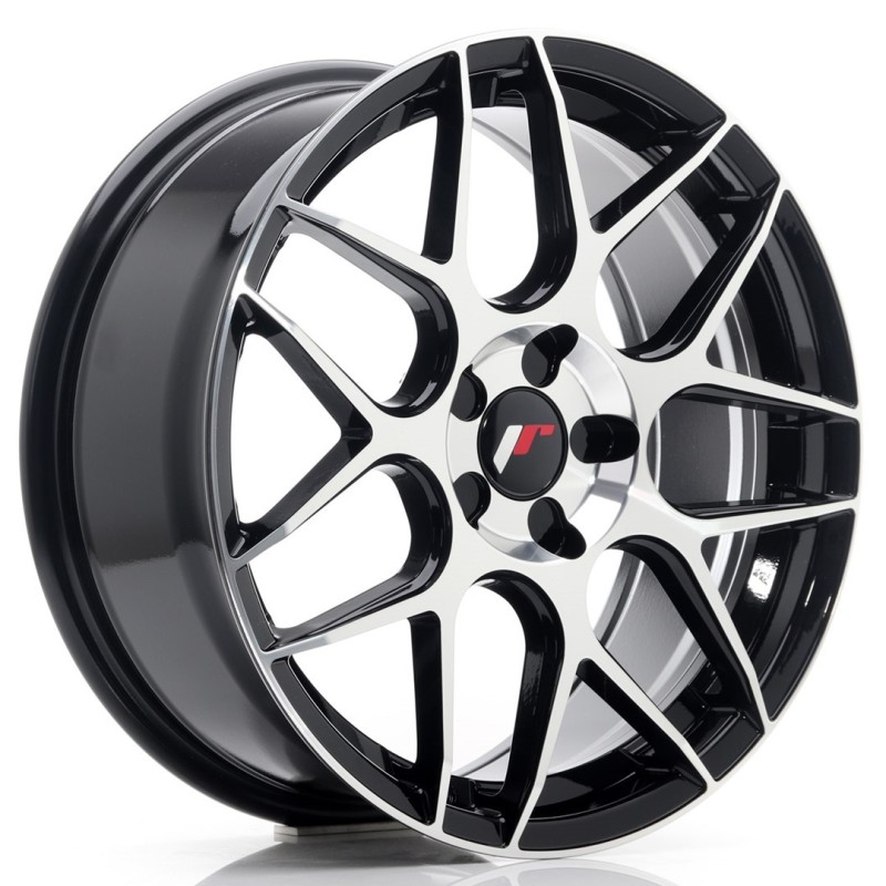 Japan Racing JR-18 18x7.5" (5 hole custom PCD) ET35, Gloss Black