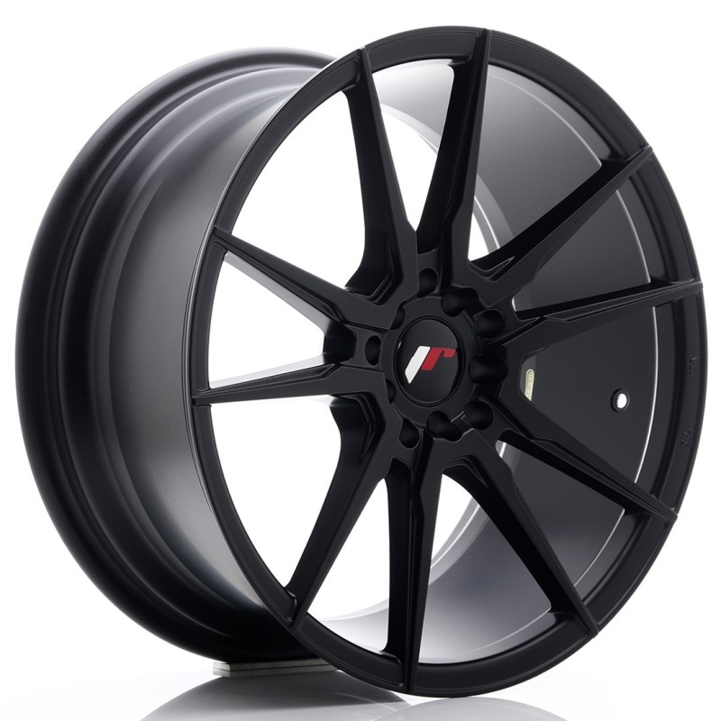 Japan Racing JR-21 18x8.5" 5x112/114.3 ET40, Flat Black