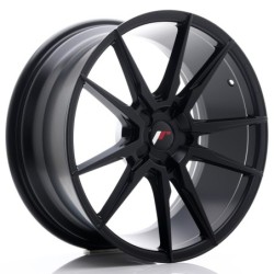 Japan Racing JR-21 19x8.5" (5 hole custom PCD) ET20-40, Flat Black