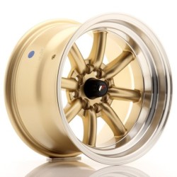 Japan Racing JR-19 15x9" 4x100/114.3 ET-13, Gold