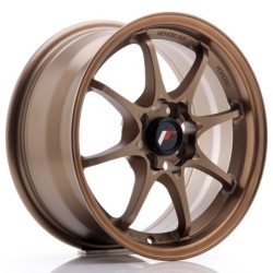 Japan Racing JR-5 15x7" 4x100 ET35, Dark Anodized Bronze