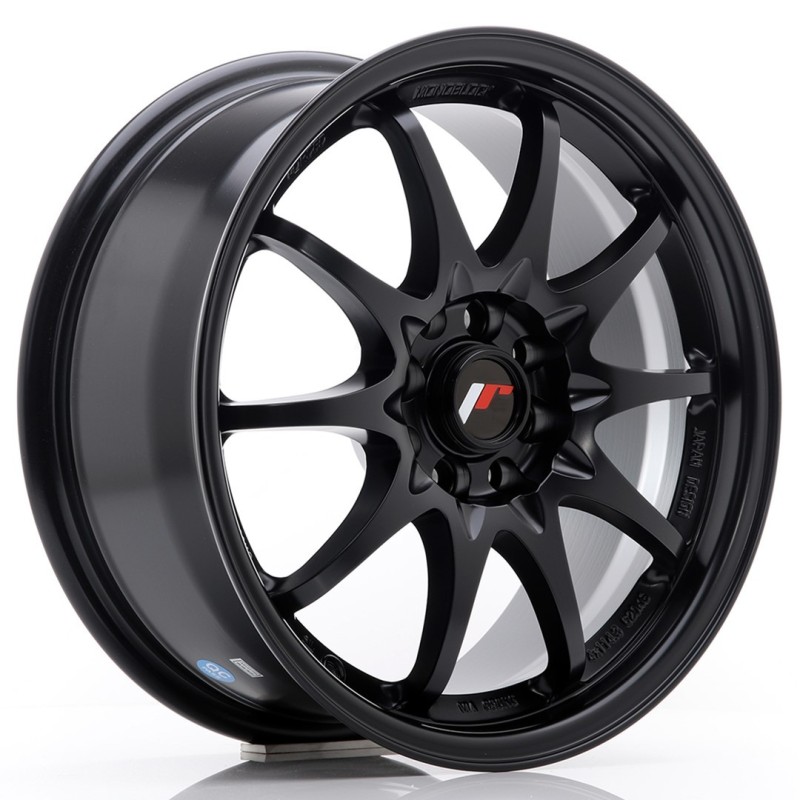 Japan Racing JR-5 16x7" 4x100/108 ET30, Flat Black