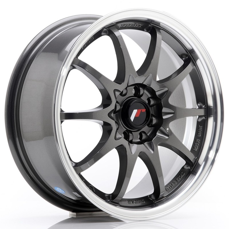 Japan Racing JR-5 16x7" 4x100/108 ET30, Gunmetal
