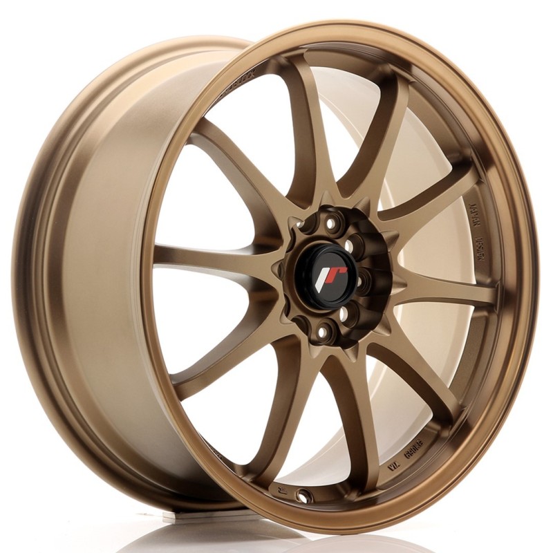 Japan Racing JR-5 18x8" 5x114.3 ET35, Dark Anodized Bronze