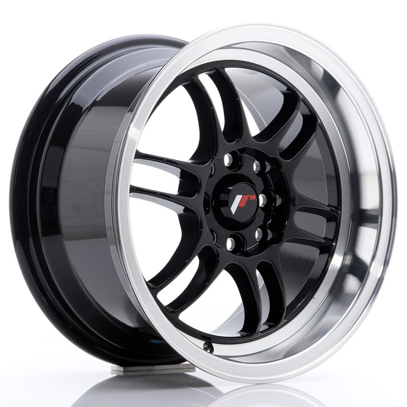 Japan Racing JR-7 15x8" 4x100/114.3 ET35, Gloss Black